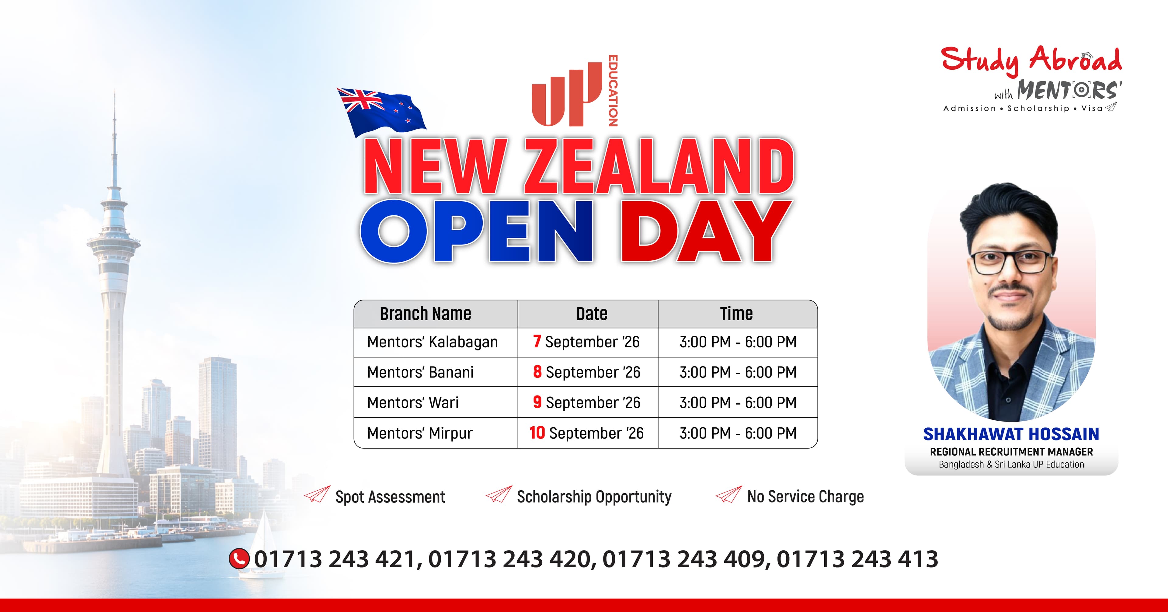 UP New Zealand Open Day’26