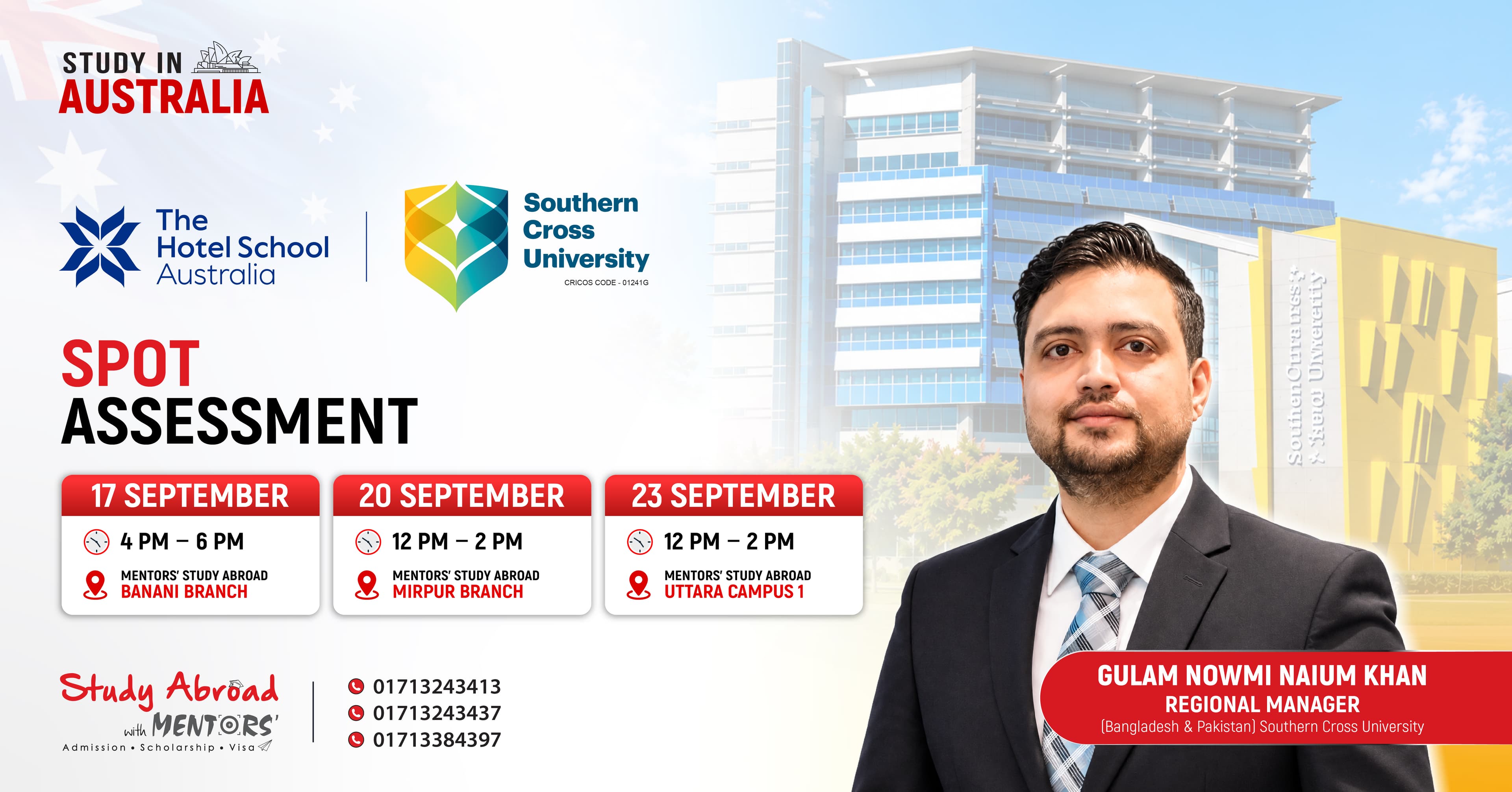 Spot Assessment Session with Southern Cross University