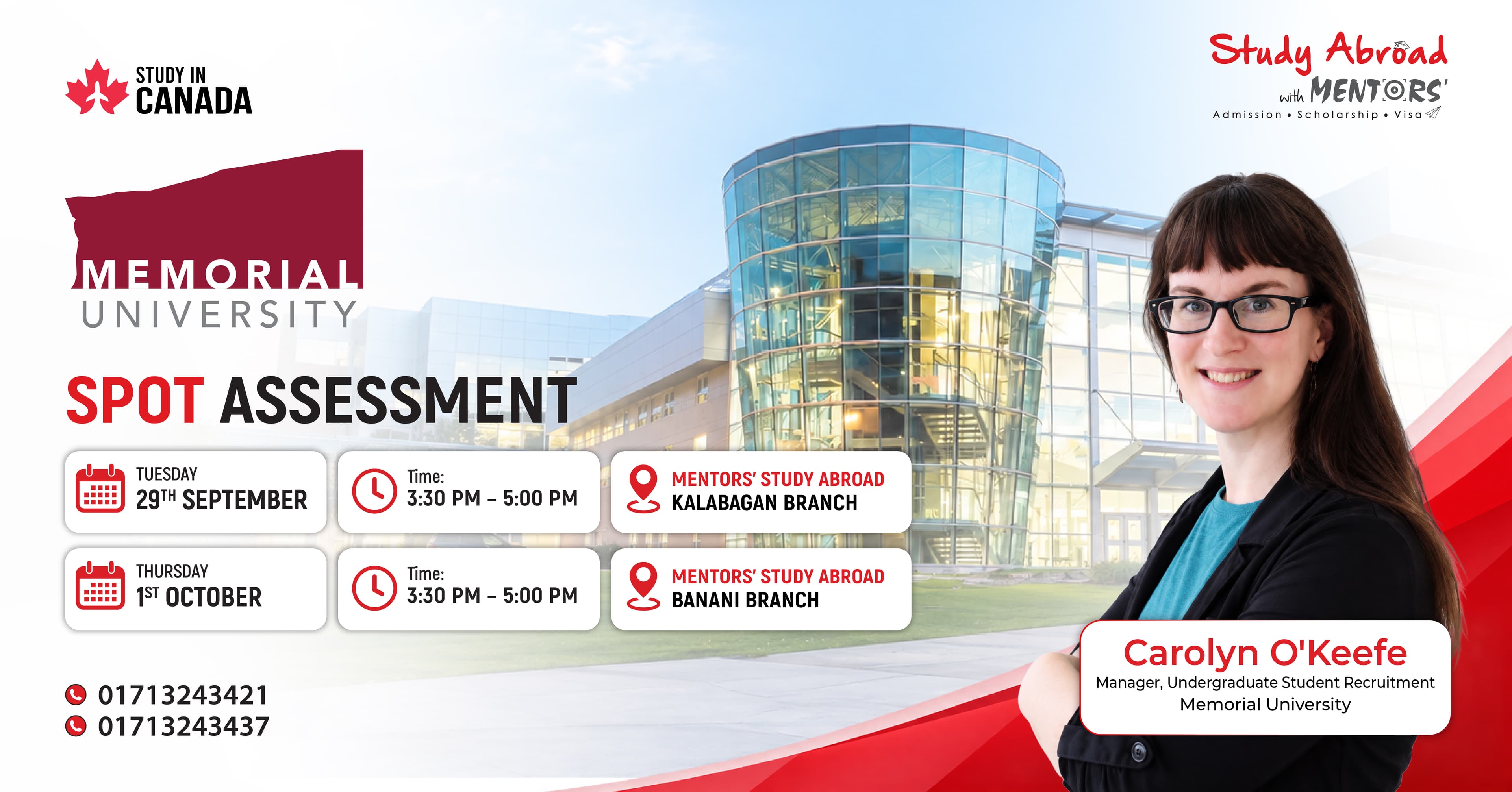 Spot Assessment Session with Memorial University