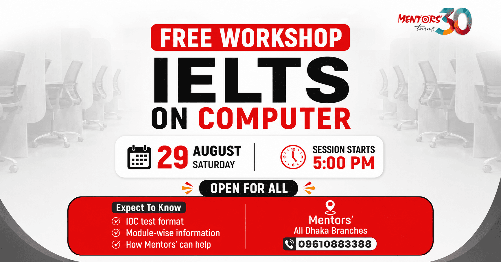 IELTS Free Workshop on Computer